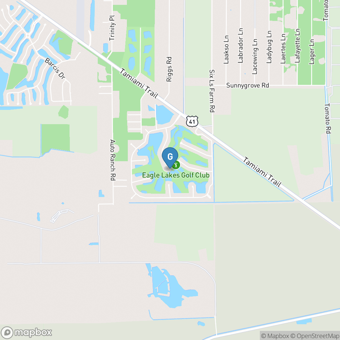 Map of Eagle Lakes Golf Club