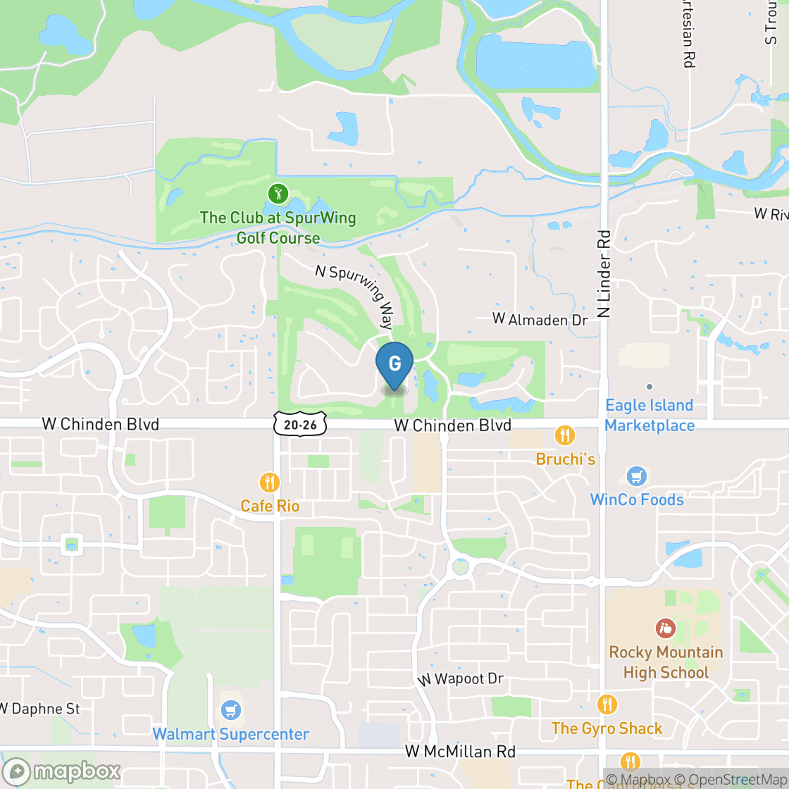 Map of SpurWing Country Club