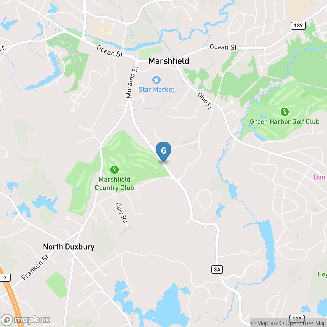 Map of Marshfield Country Club