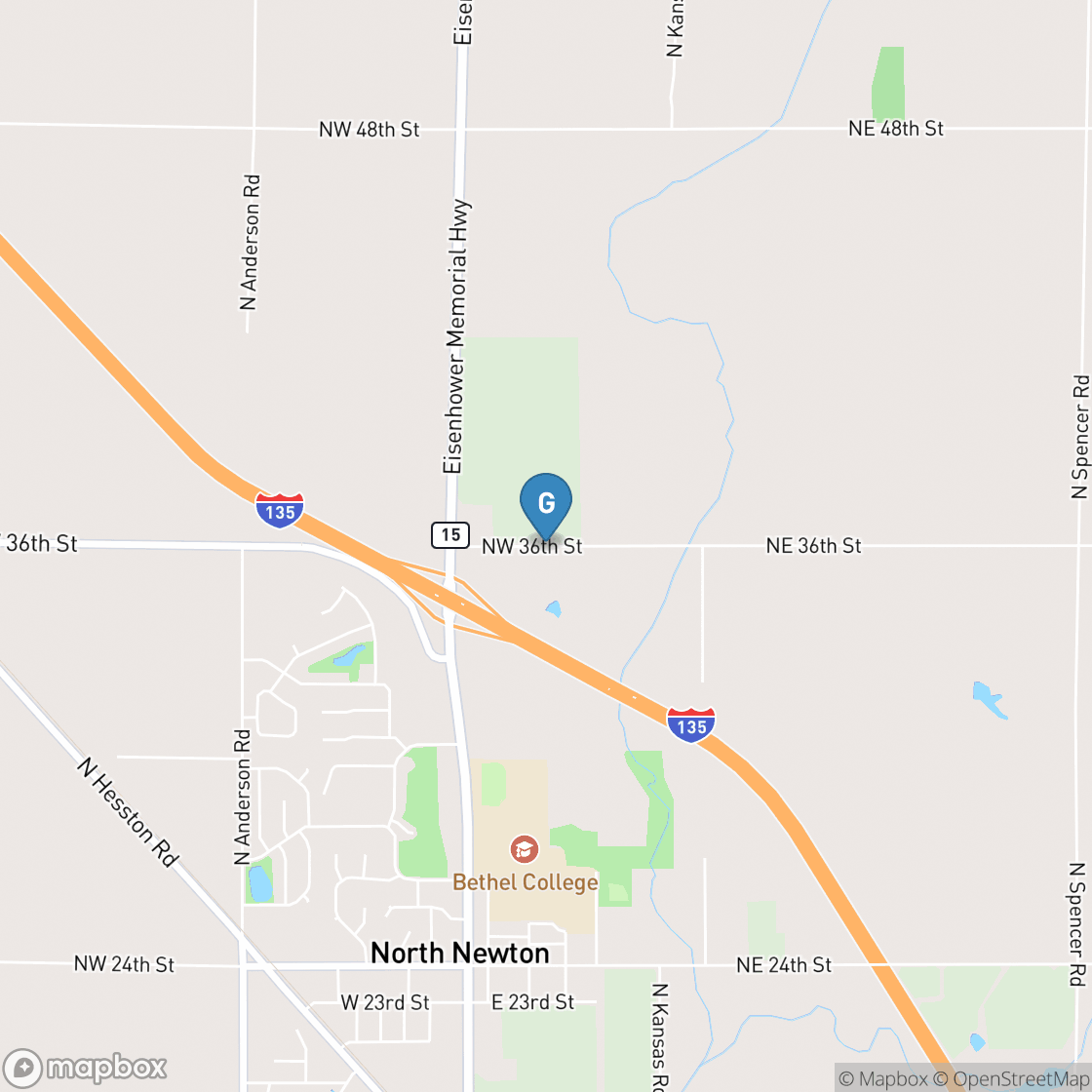 Map of Newton Public Golf Course & Driving Range