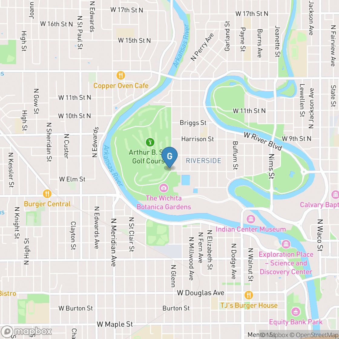 Map of Sim Park Golf Course