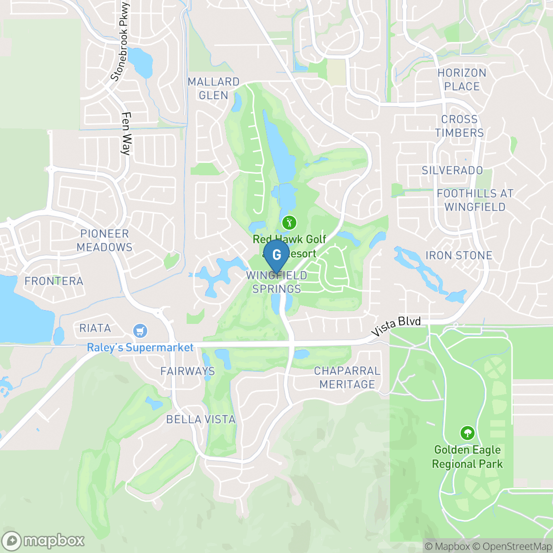 Map of Red Hawk Golf Club At Wingfield Springs