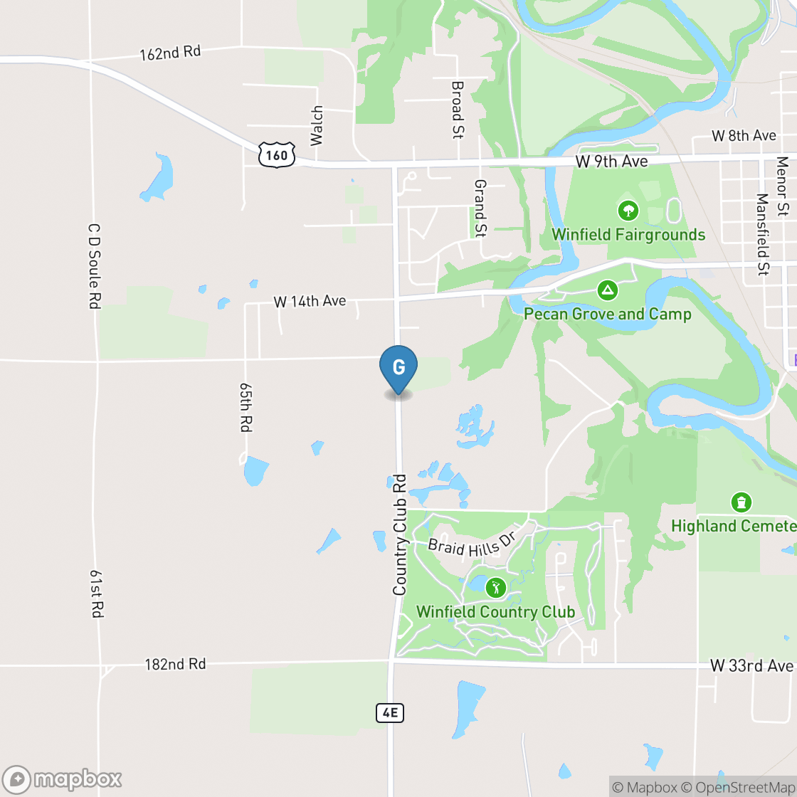 Map of Winfield Country Club