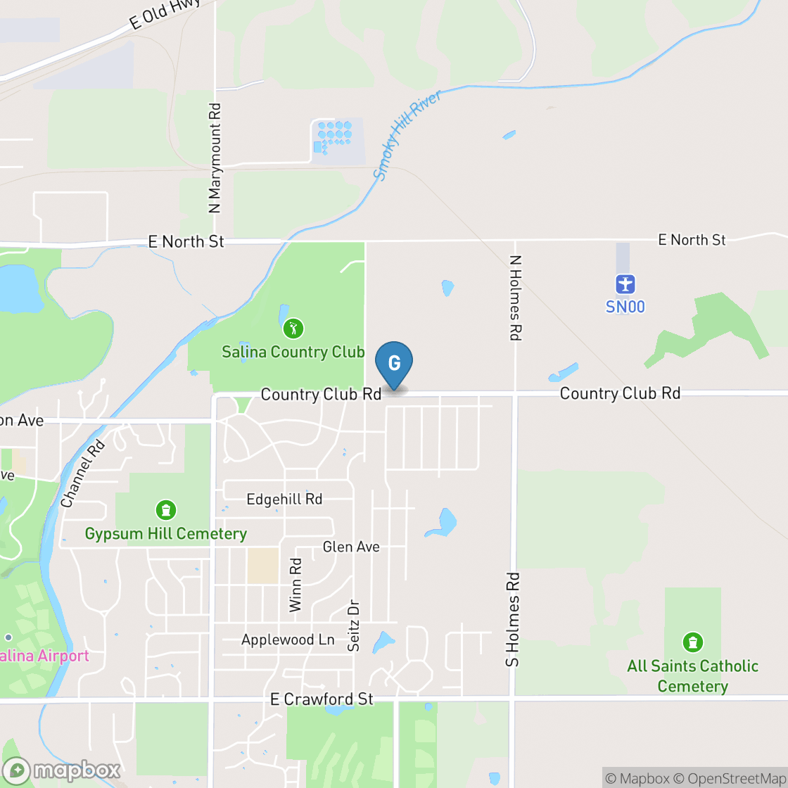 Map of Salina Country Club
