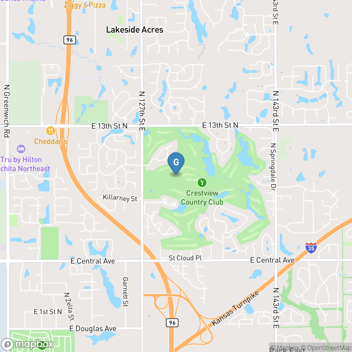 Map of Crestview Country Club