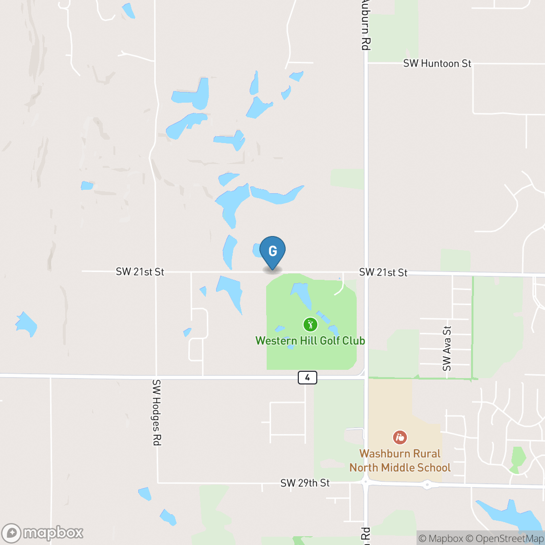 Map of Western Hills Golf Club