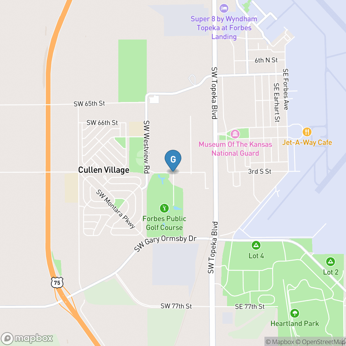 Map of Forbes Golf Course