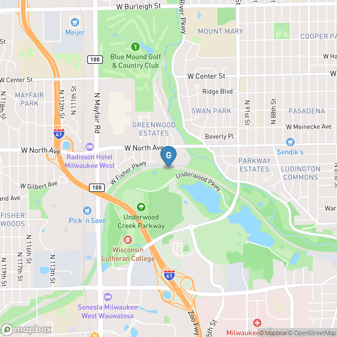 Map of Hansen Park Golf Course