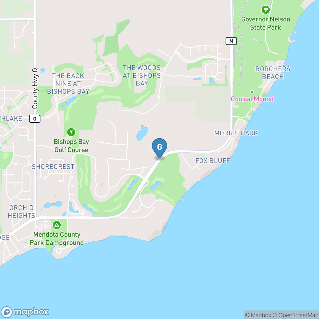 Map of Bishop's Bay Country Club