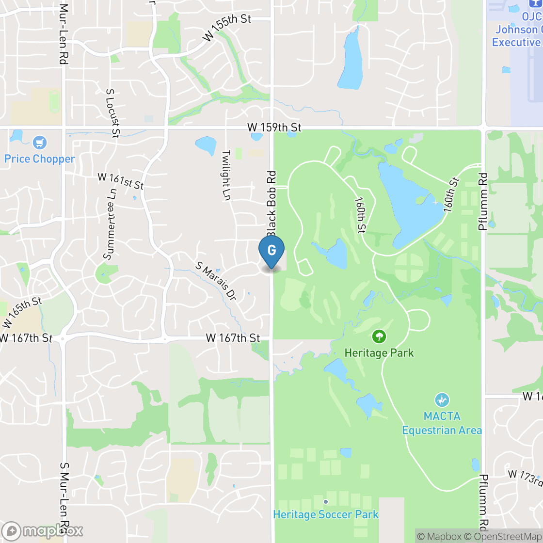 Map of Heritage Park Golf Course