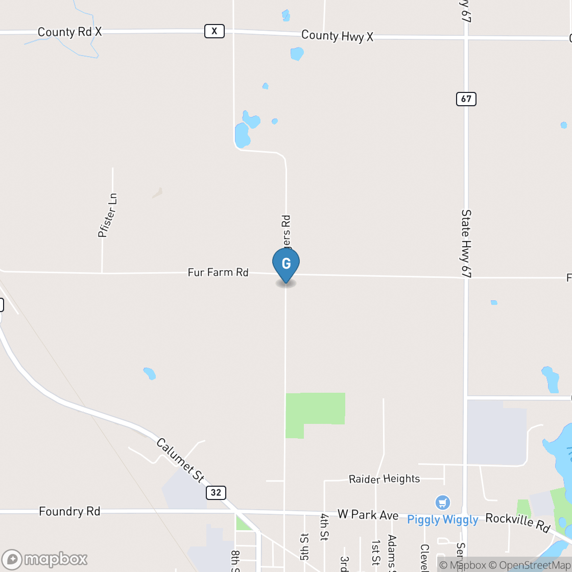 Map of Badger Creek Golf Course