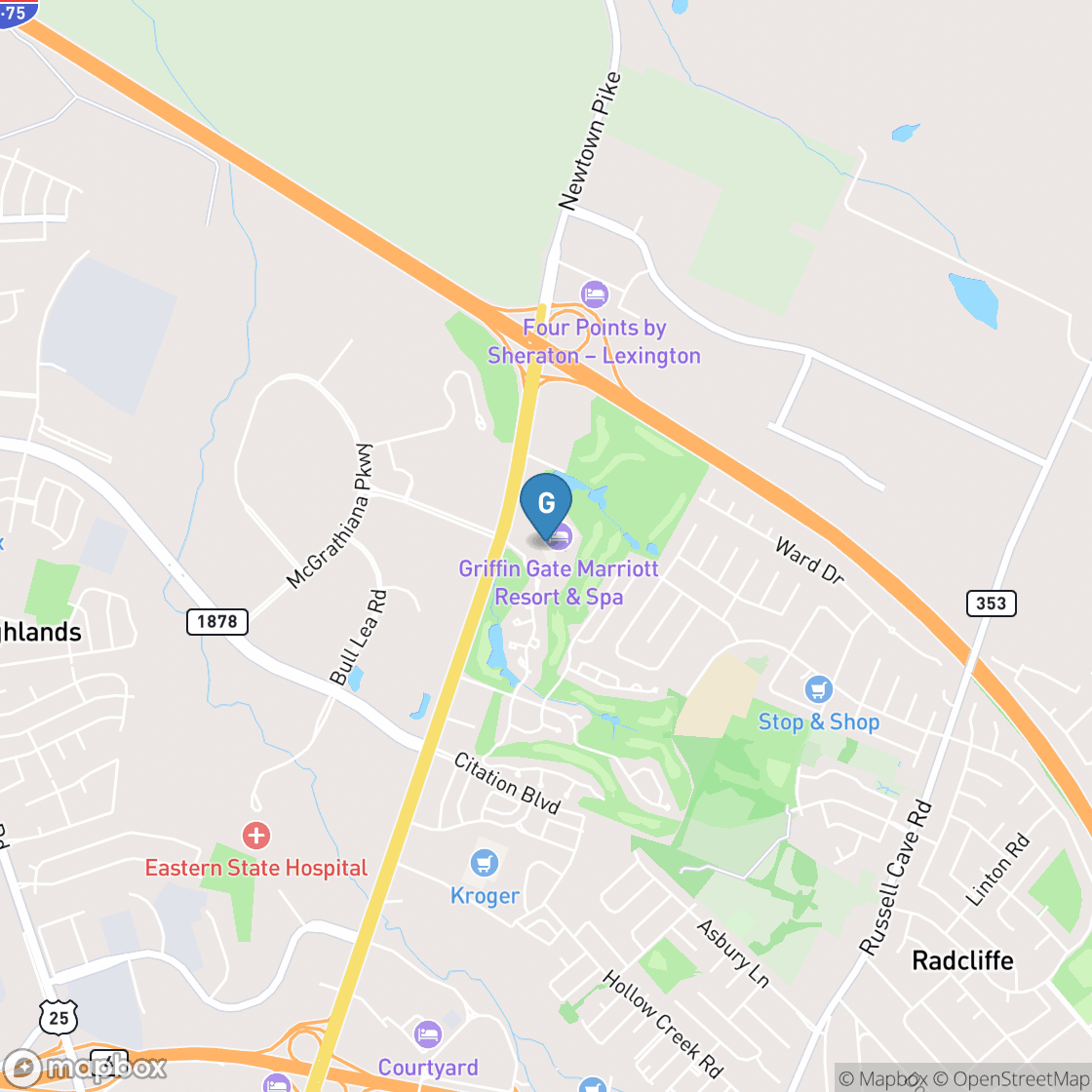 Map of Griffin Gate Golf Club