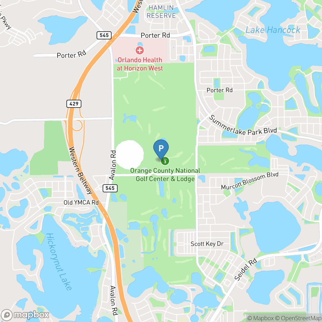 Map of Orange County National: Panther Lake