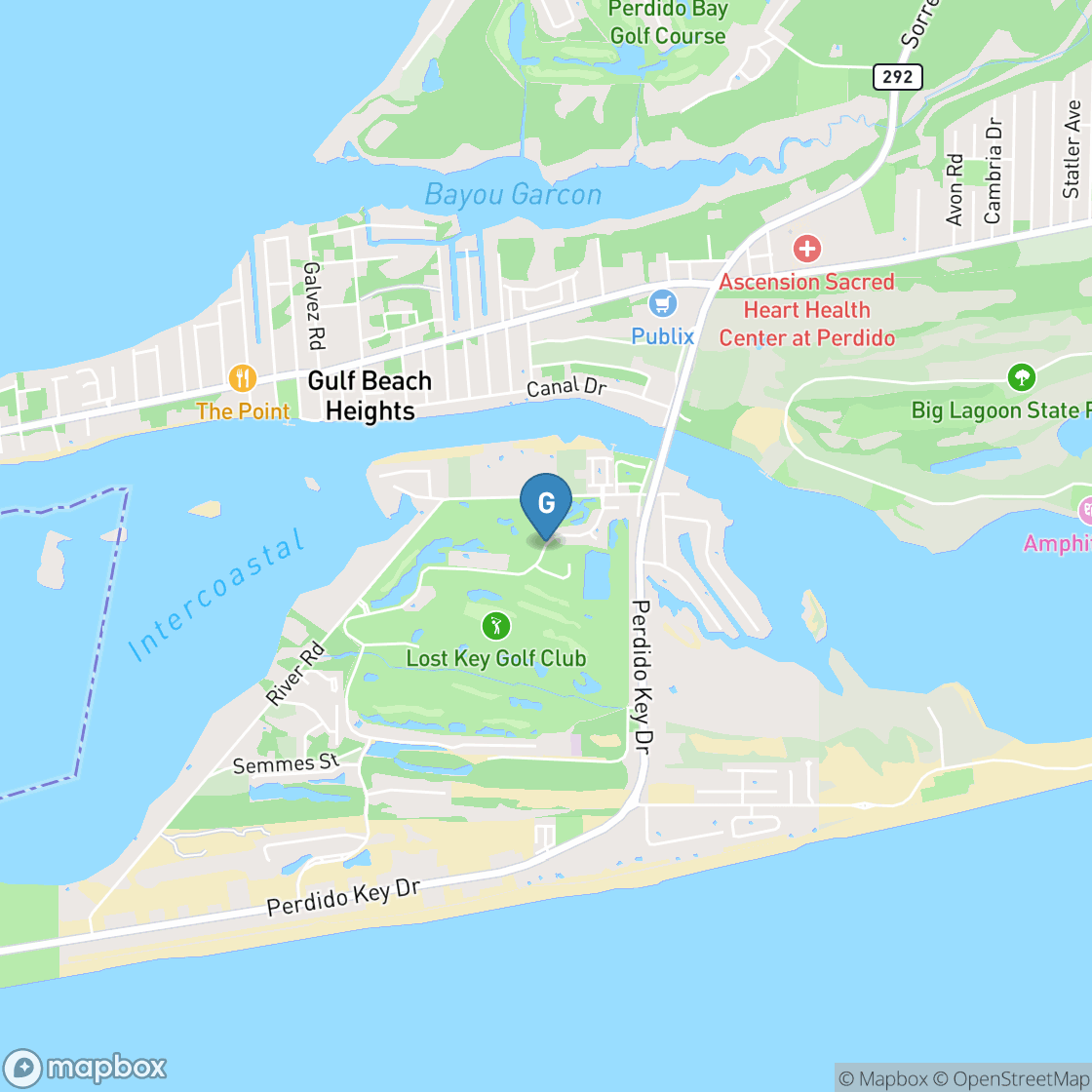 Map of Lost Key Golf Club