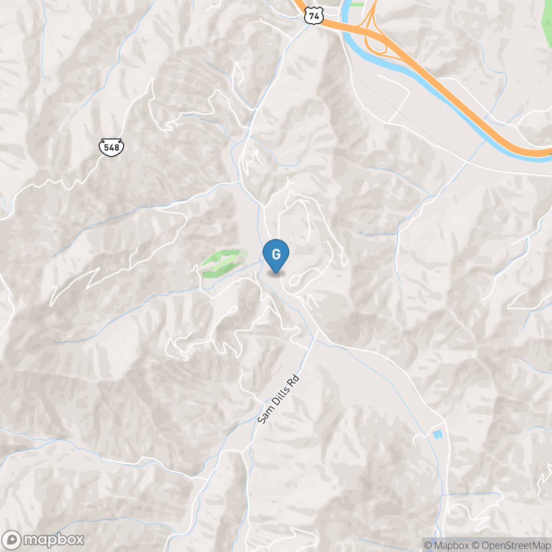 Map of Smoky Mountain Country Club