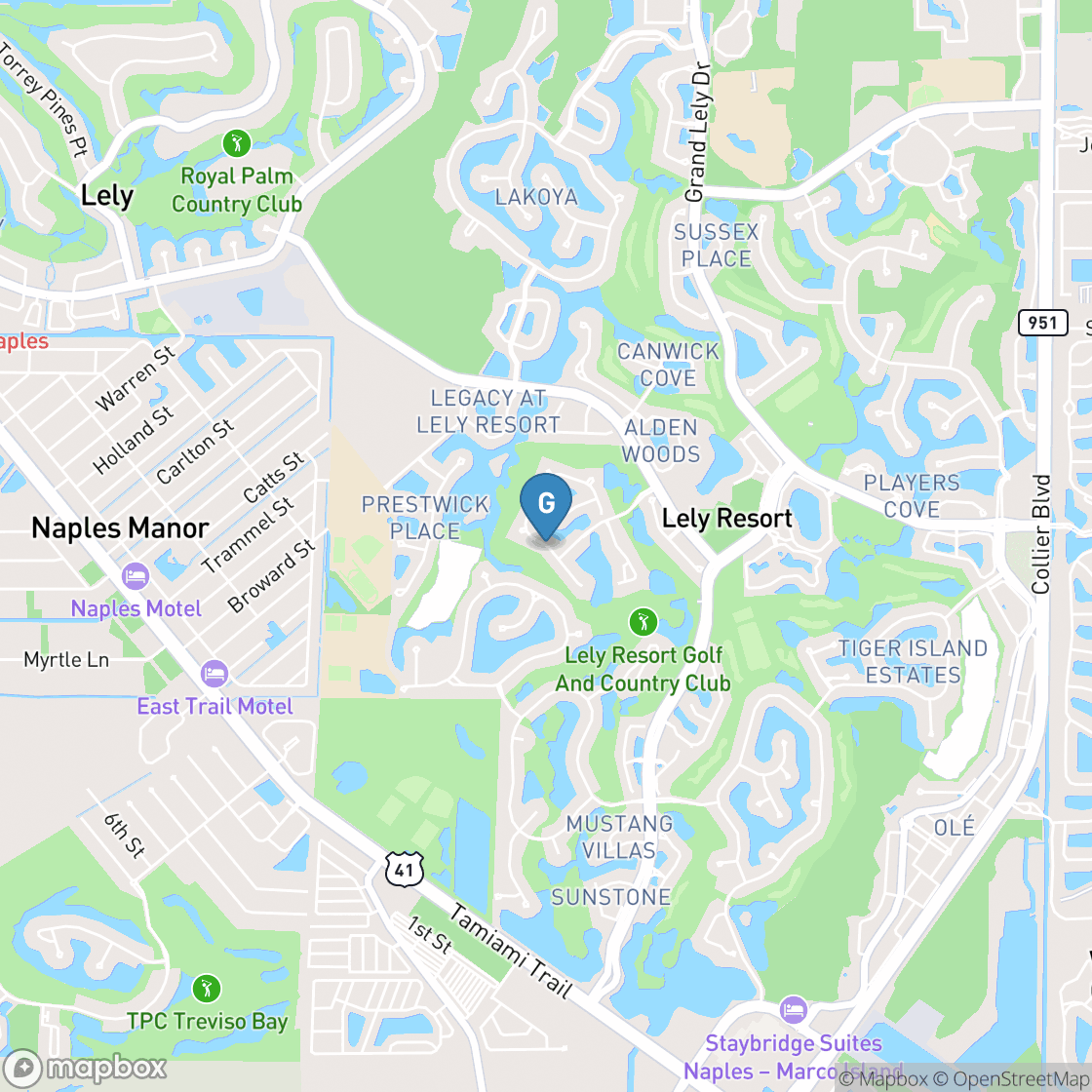 Map of Bay Colony Golf Club