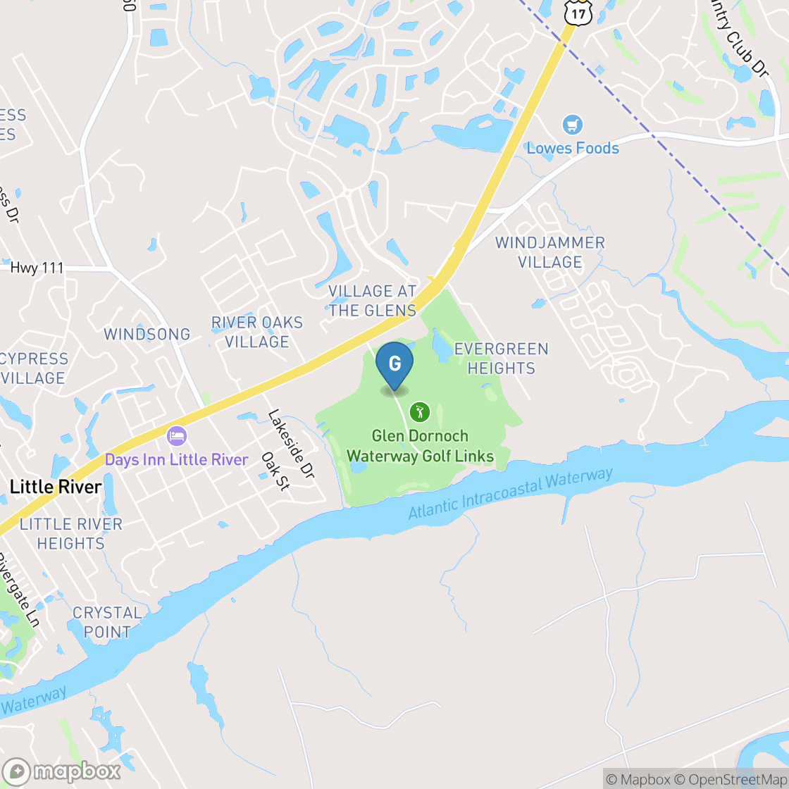 Map of Glen Dornoch Golf Links