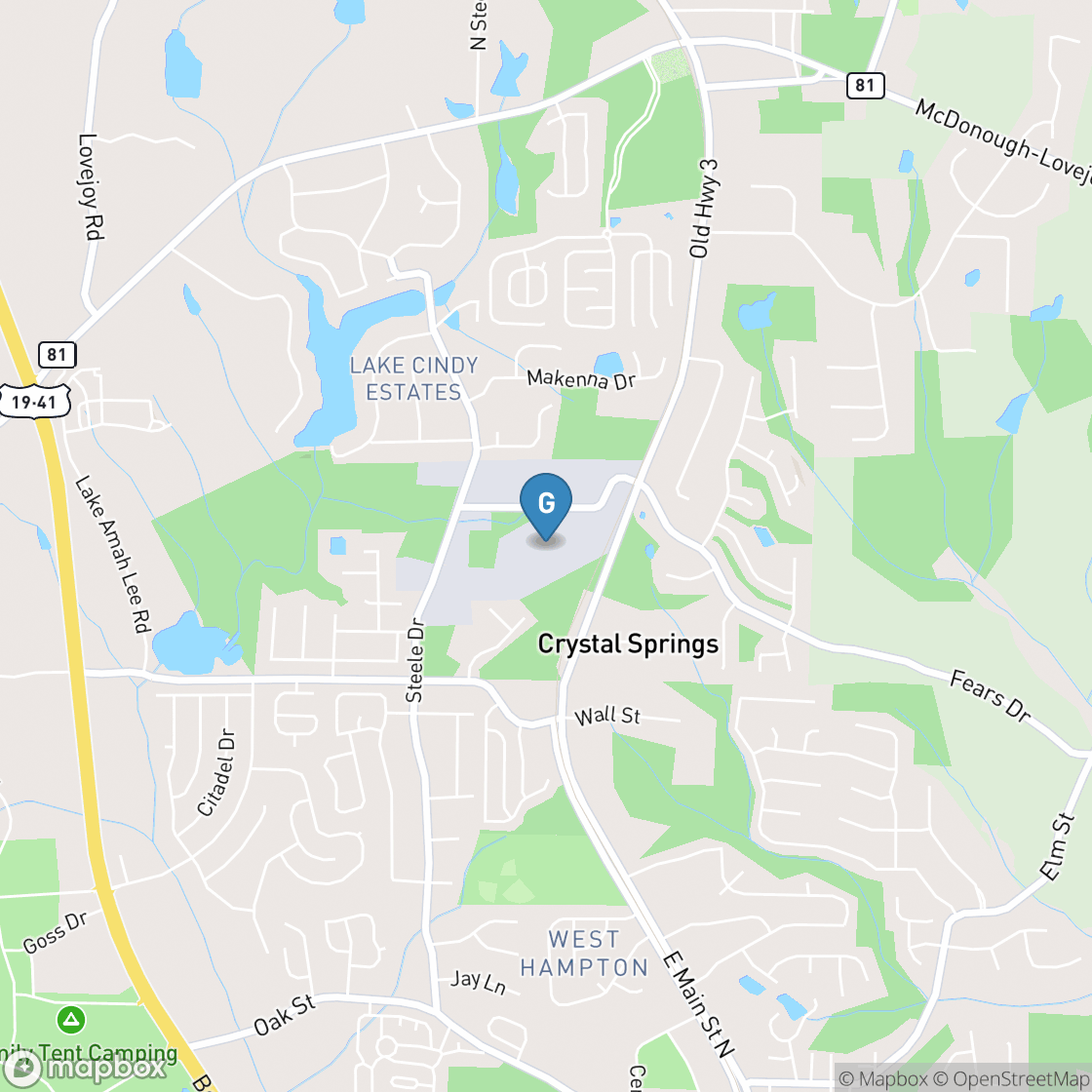 Map of Crystal Lake Golf & Country Club