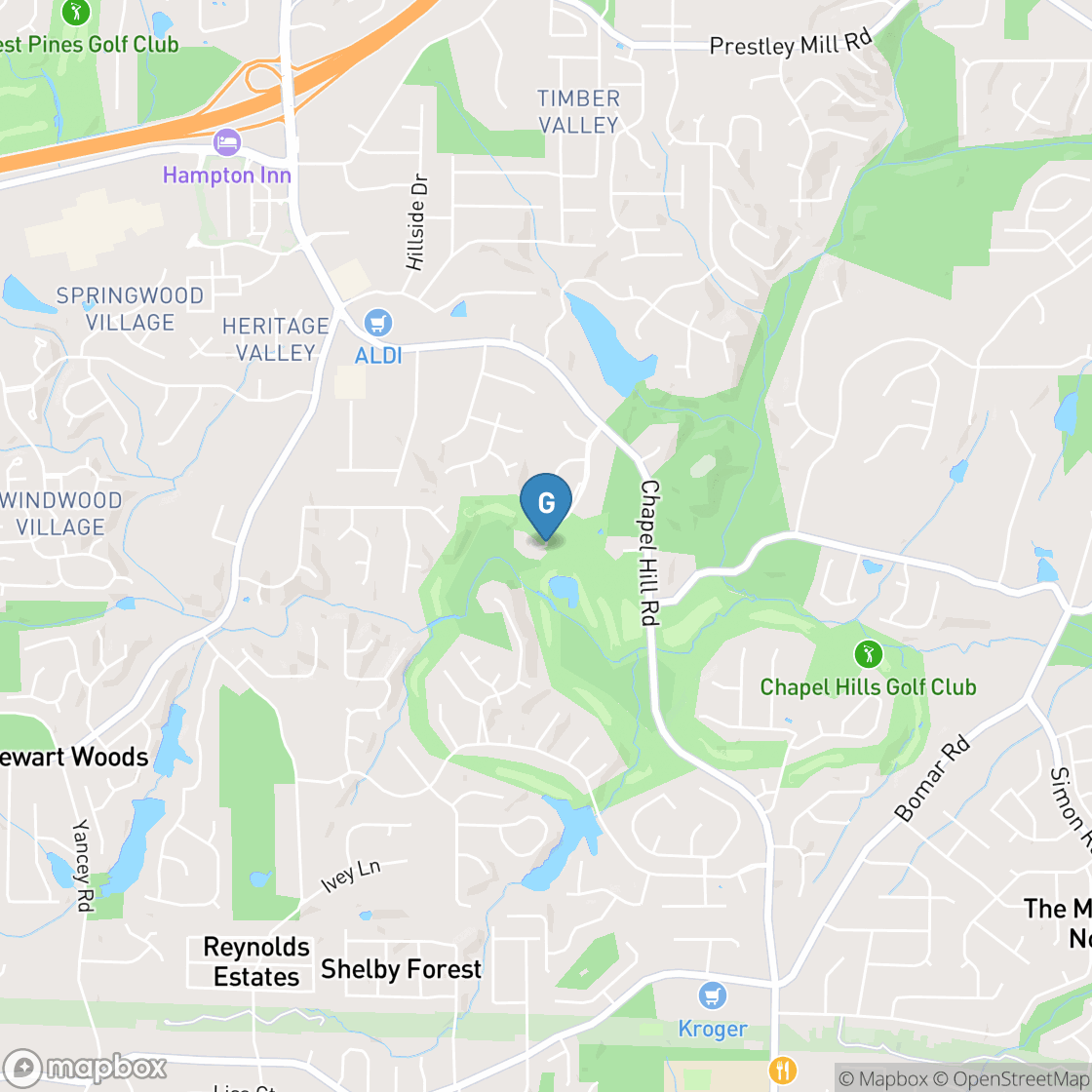 Map of Chapel Hills Golf Course