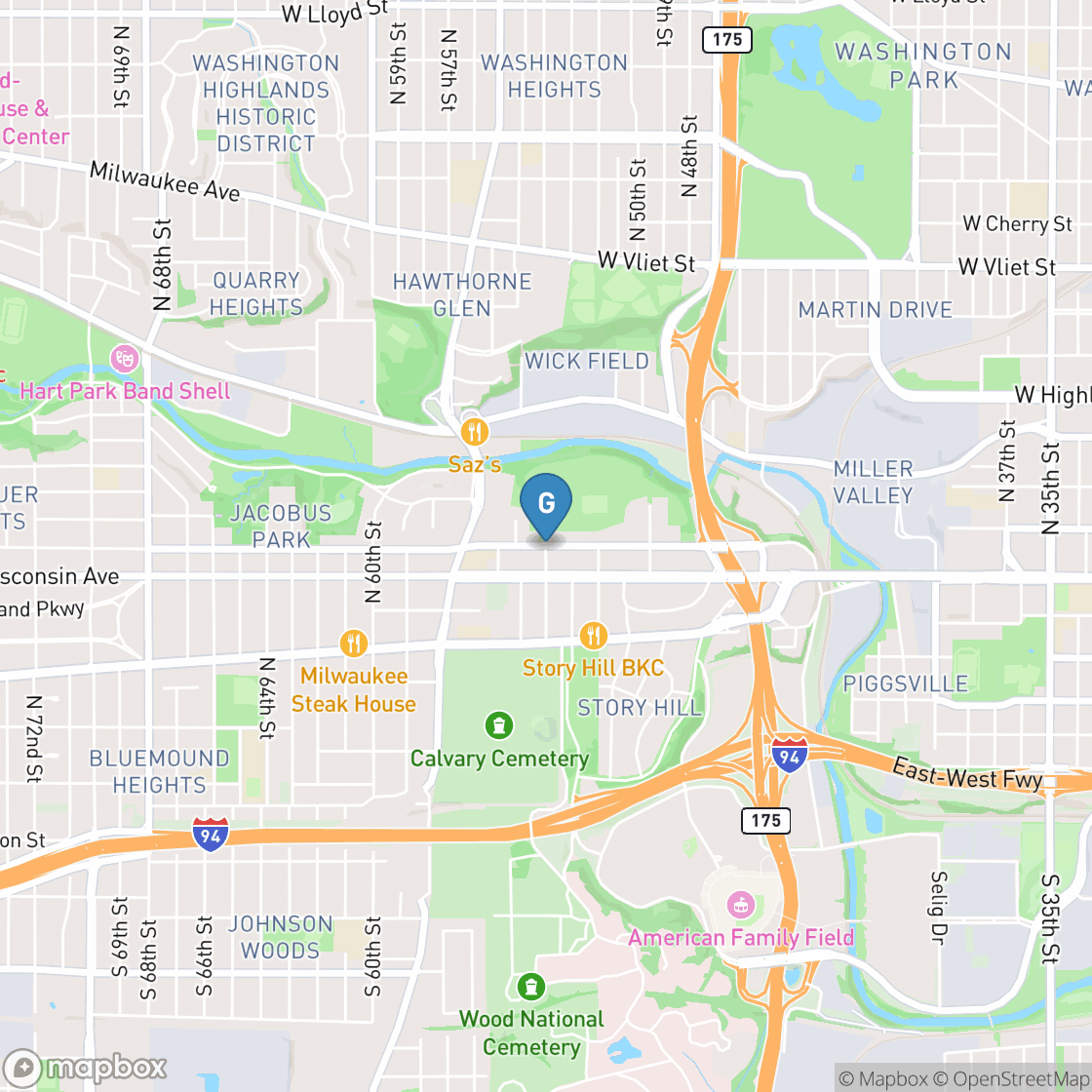 Map of Doyne Park Golf Course