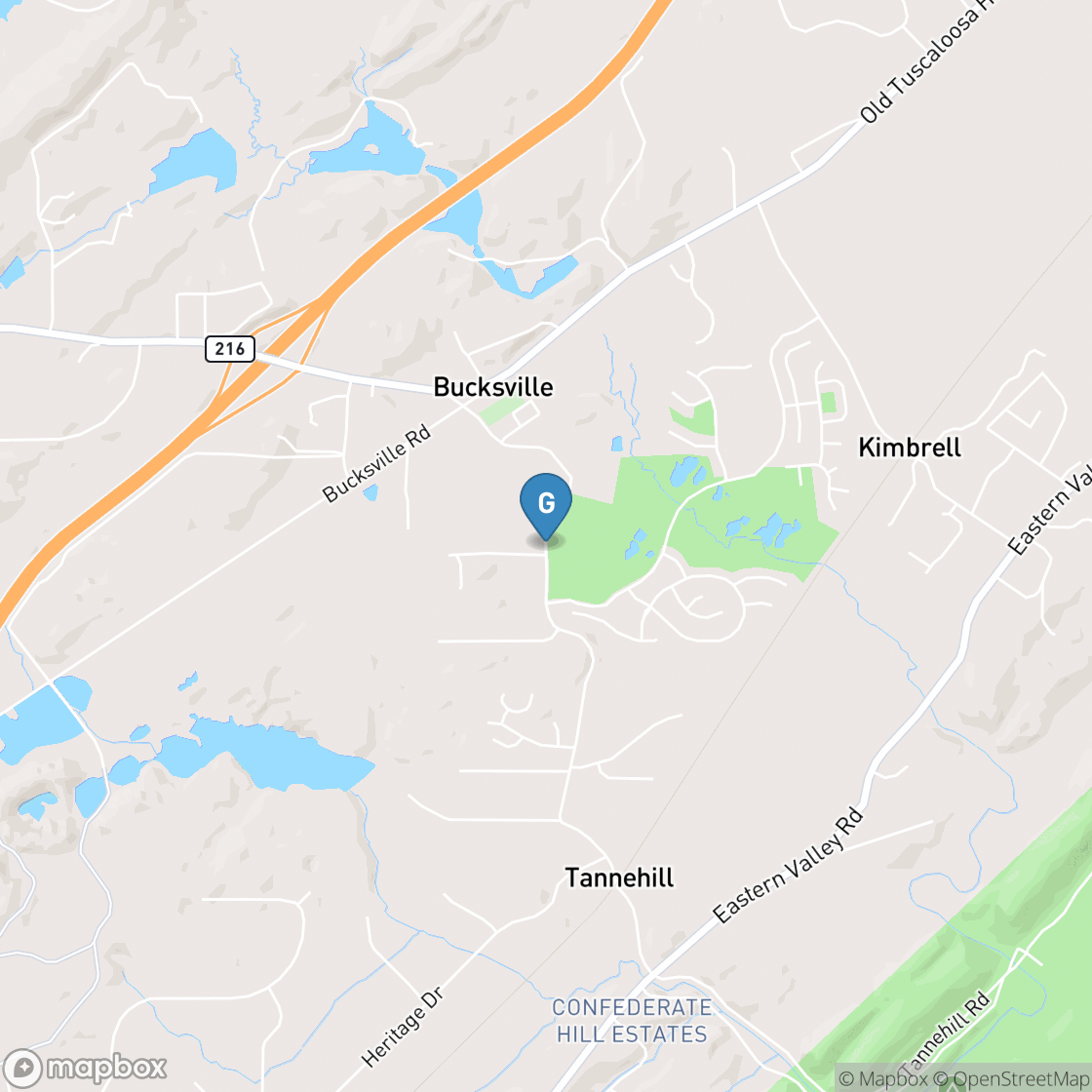 Map of Tannehill National Golf Course