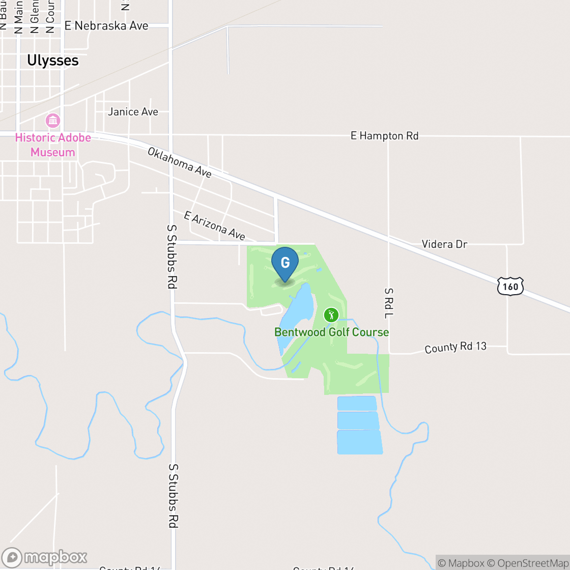 Map of Bentwood Golf Course