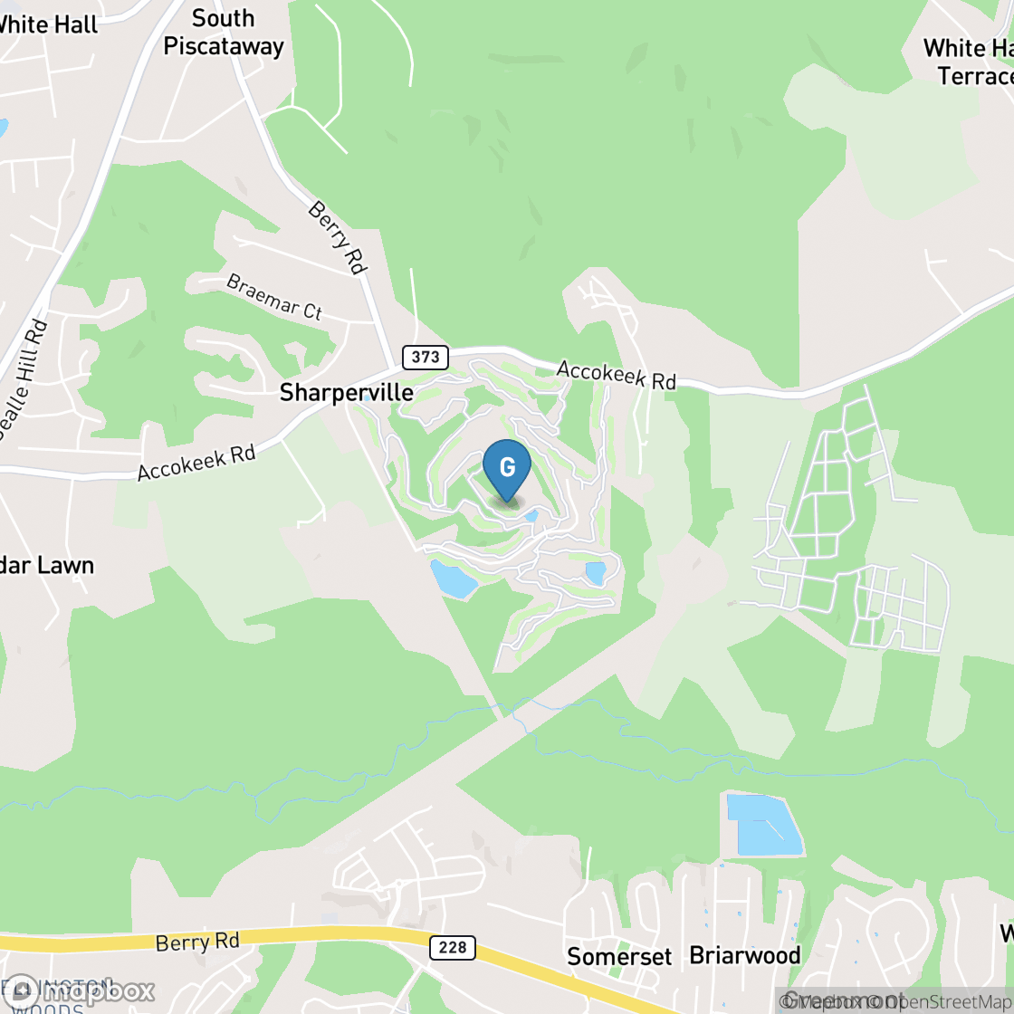 Map of Potomac Ridge Golf Links