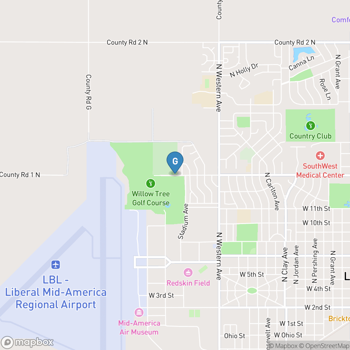 Map of Willow Tree Golf Course