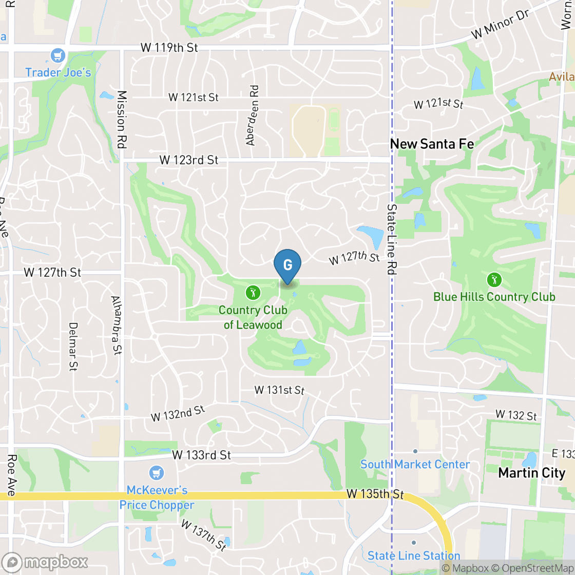 Map of Leawood South Country Club