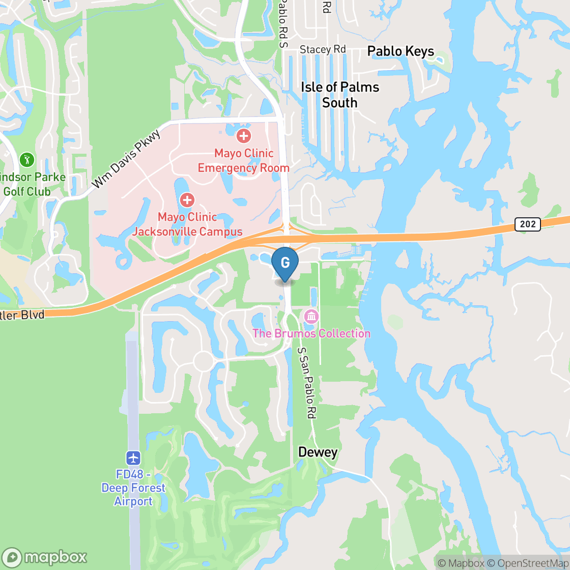 Map of Pablo Creek Club