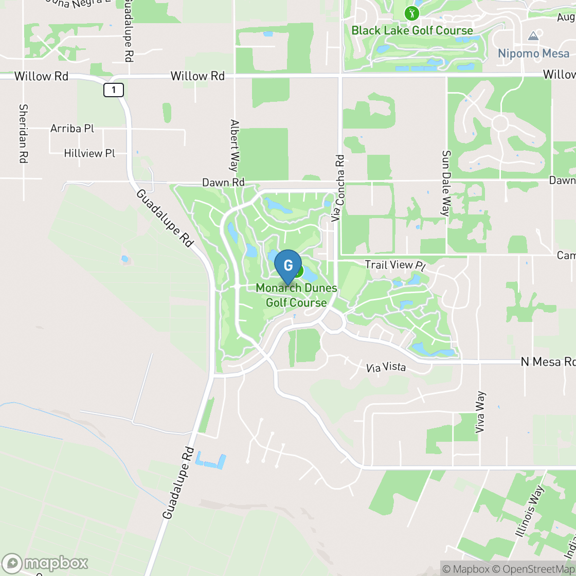 Map of Monarch Dunes