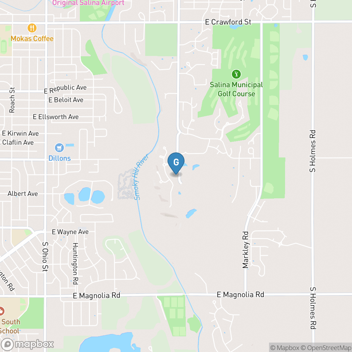 Map of Elks Country Club