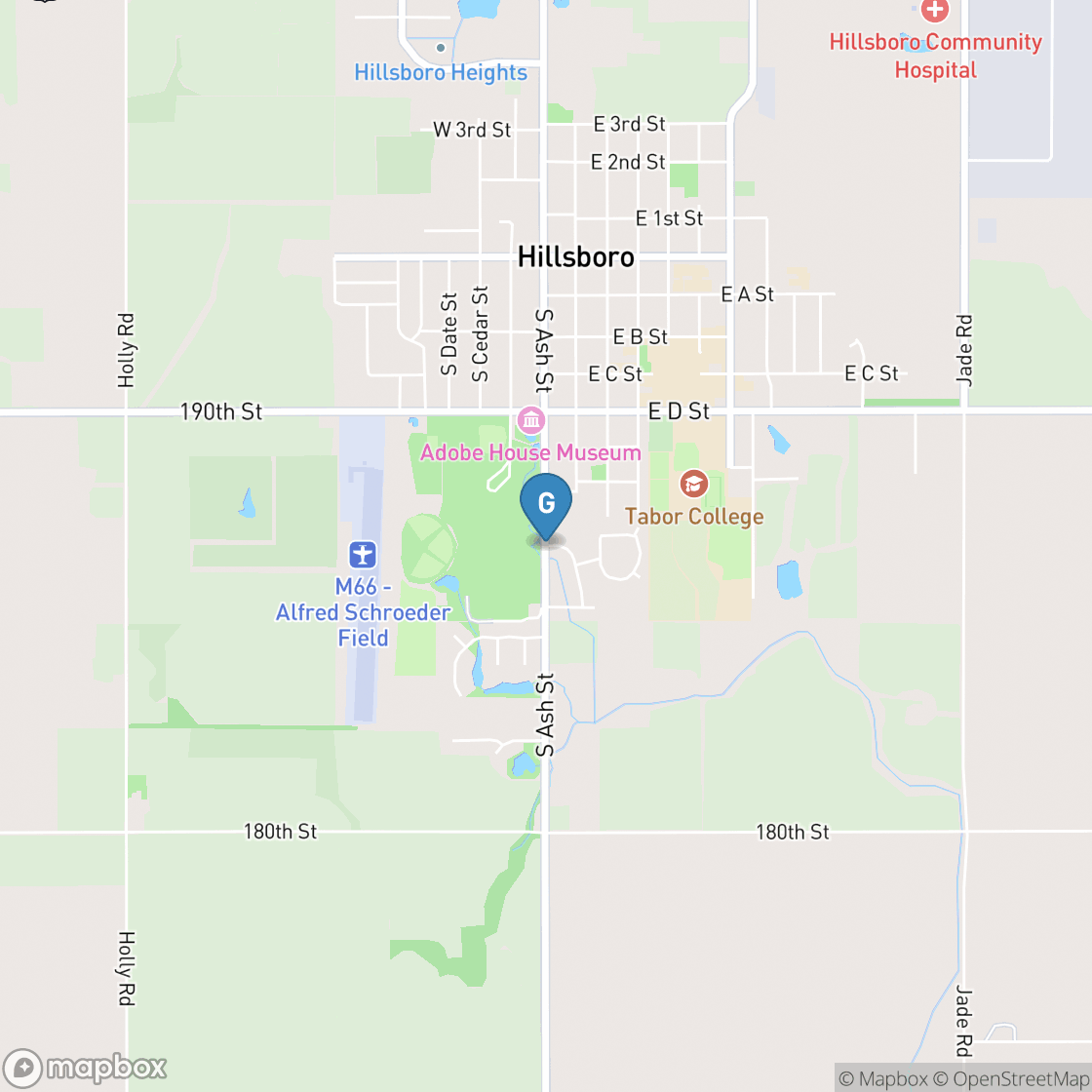 Map of Hillsboro Municipal Golf
