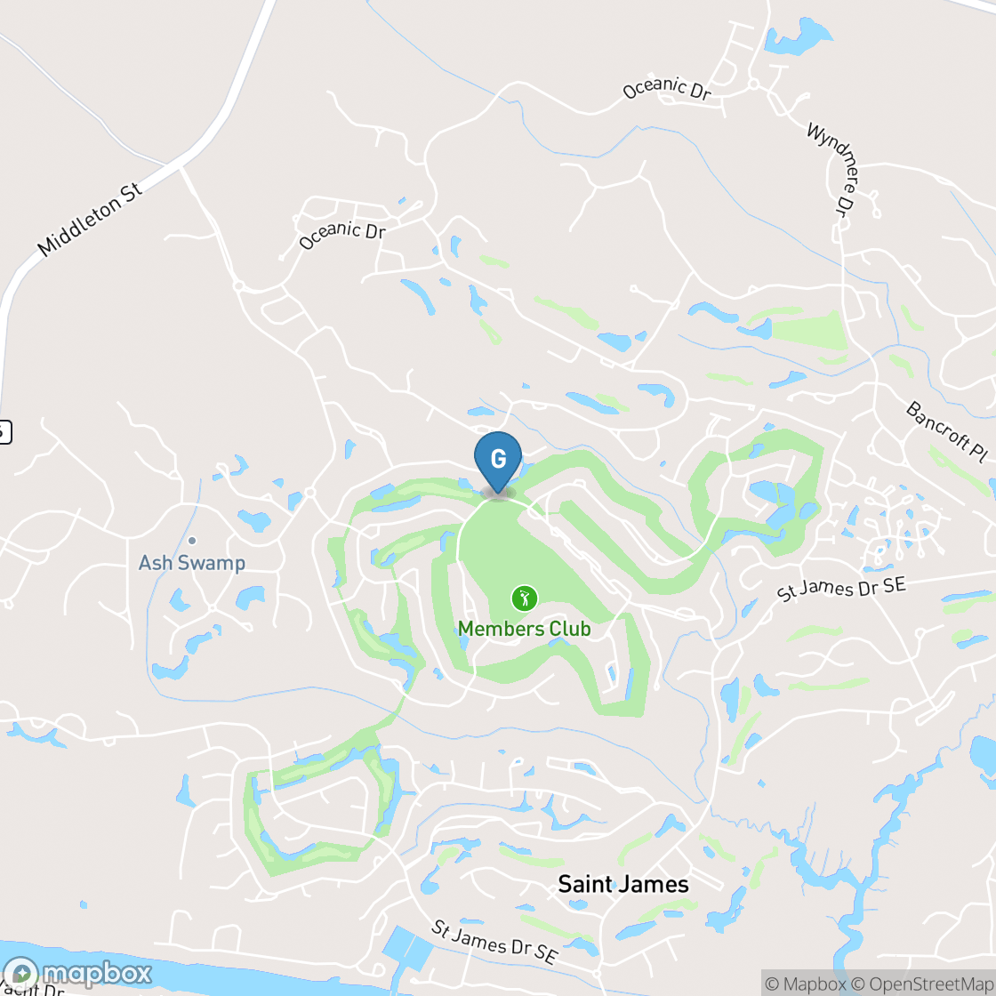 Map of The Members Club at St. James Plantation