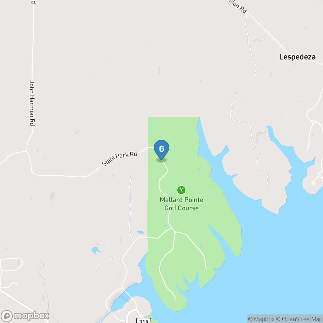 Map of Mallard Pointe Golf Course