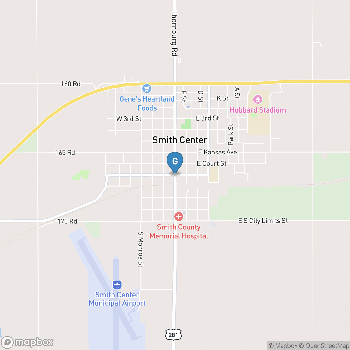 Map of Smith Center Country Club