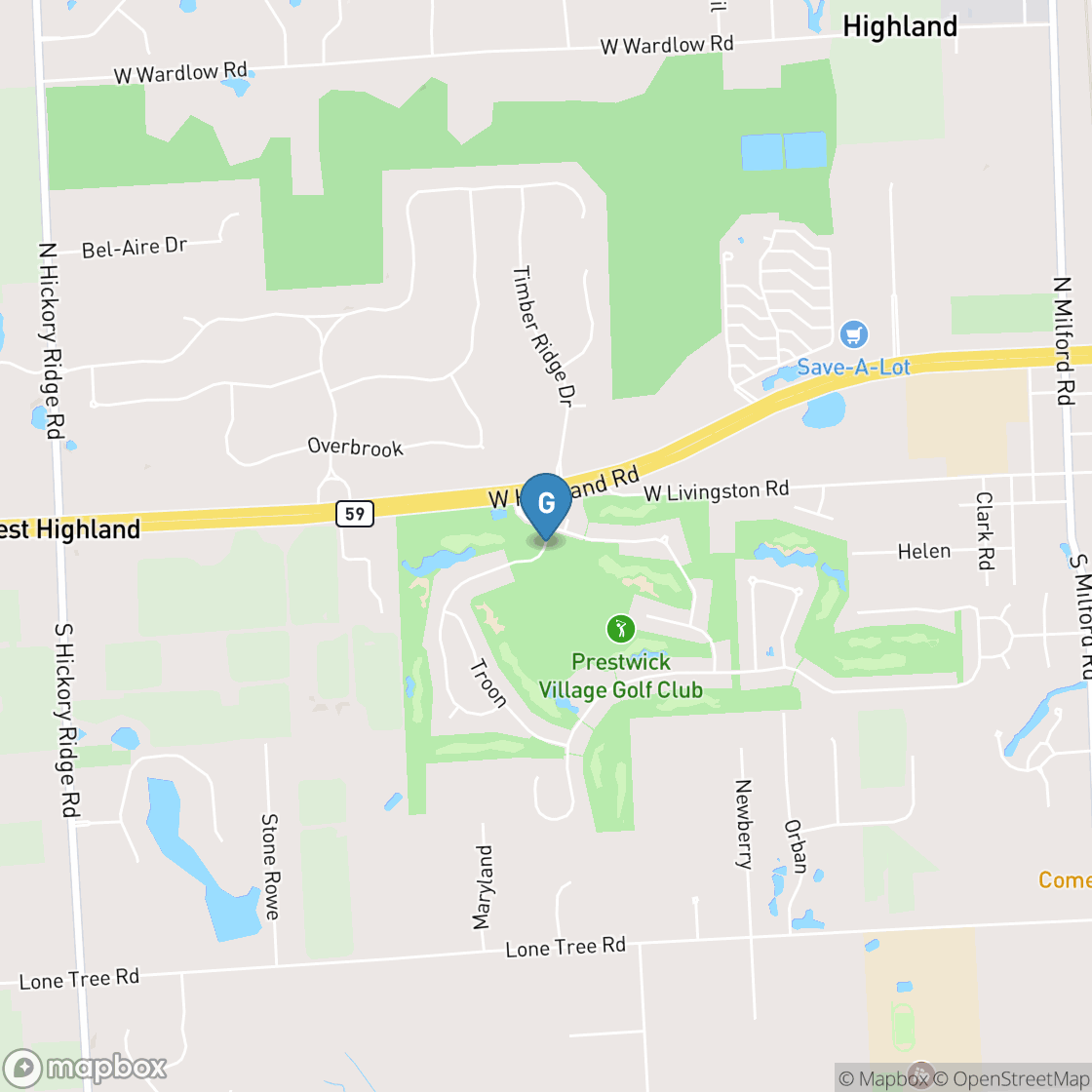 Map of Prestwick Village Golf Club