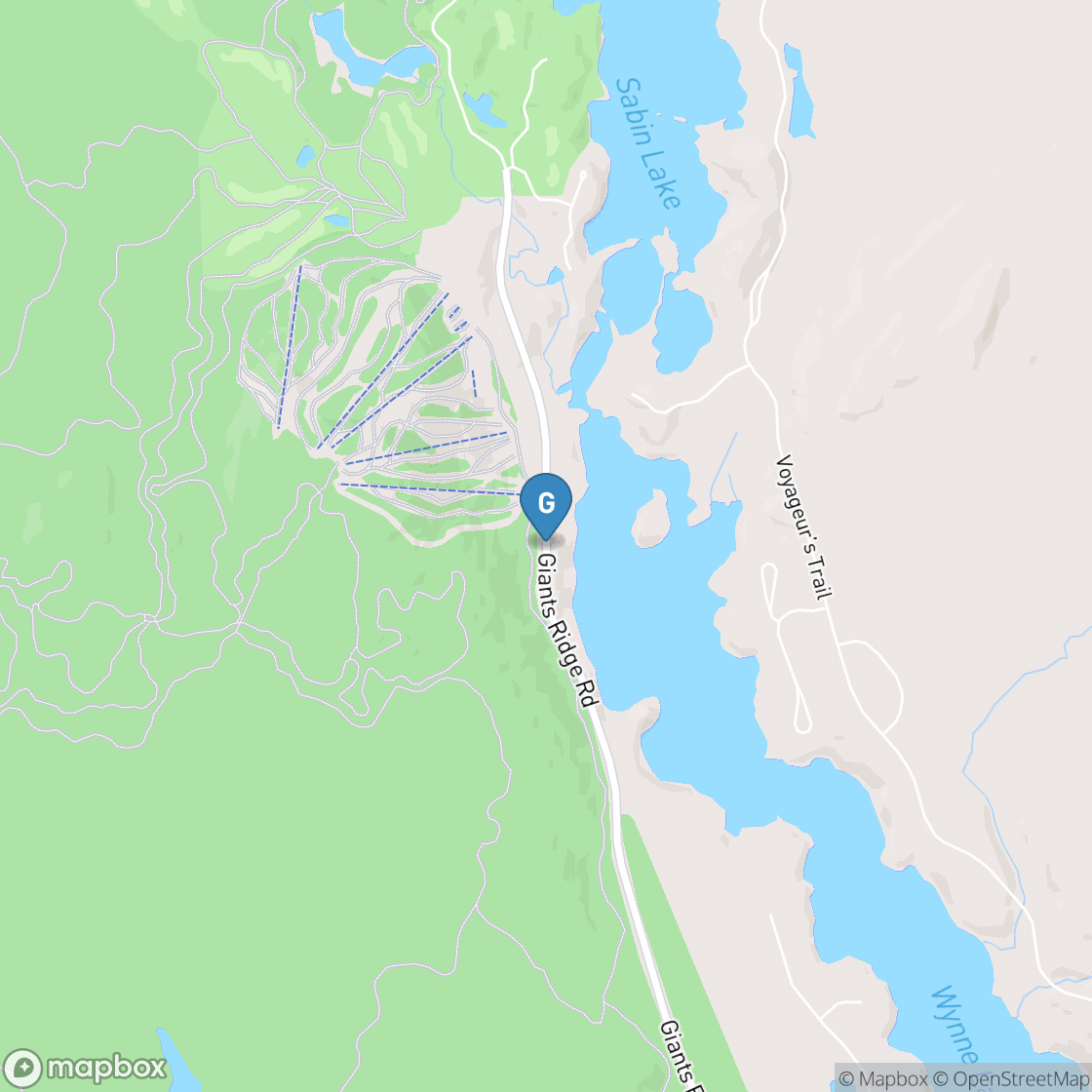 Map of Giants Ridge Golf & Ski Resort