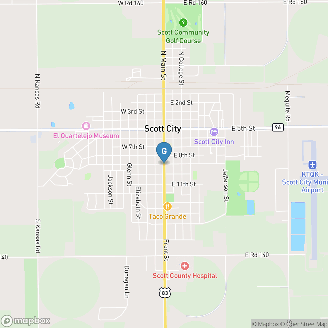 Map of Scott City Country Club