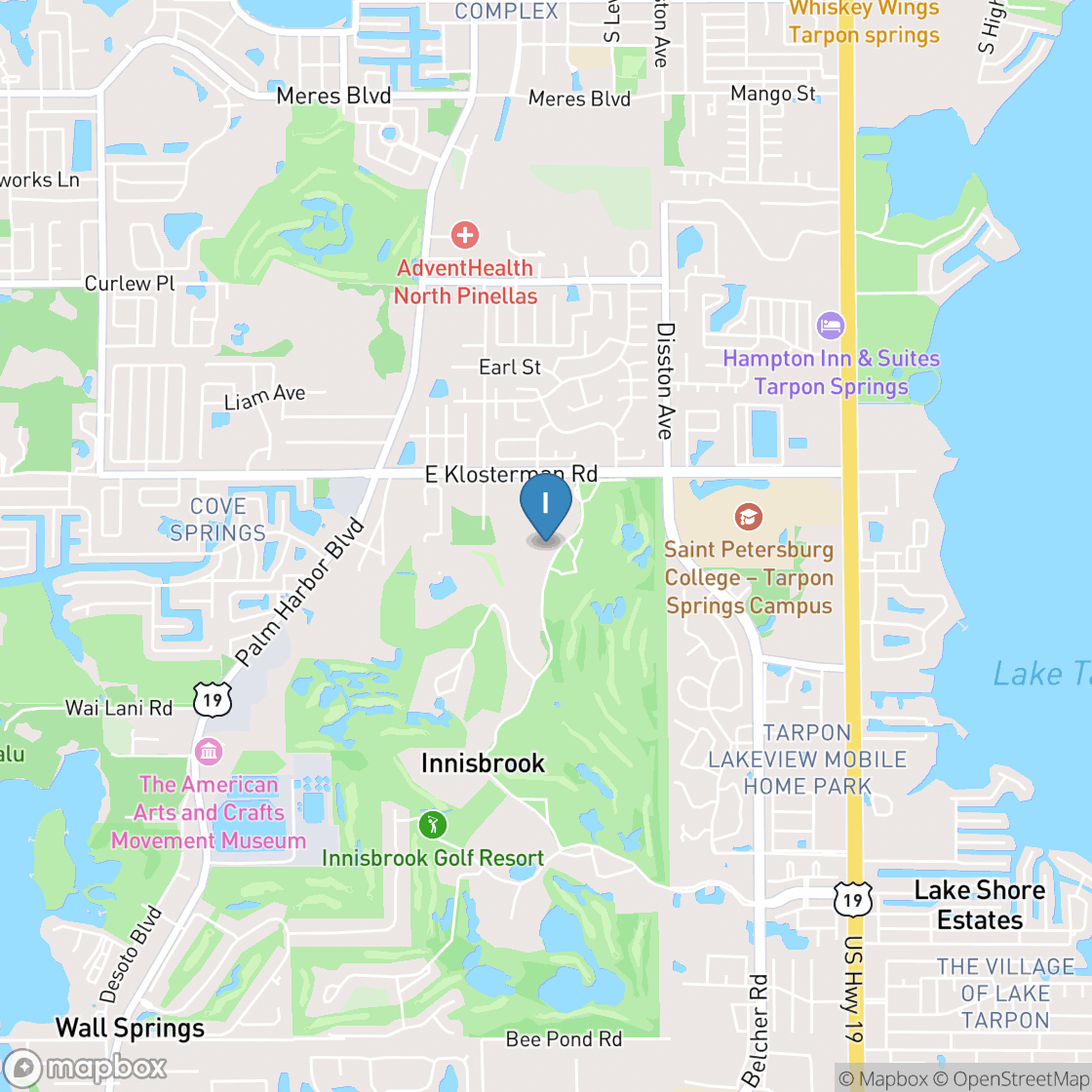 Map of Innisbrook Golf Resort: Island Course