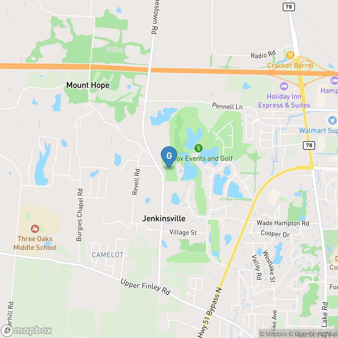 Map of The Farms Golf Club