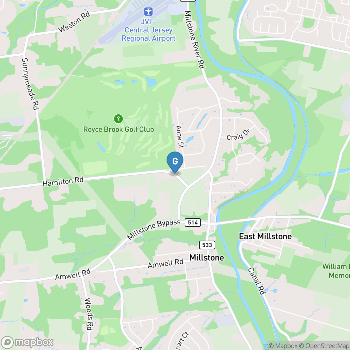 Map of Royce Brook Golf Club