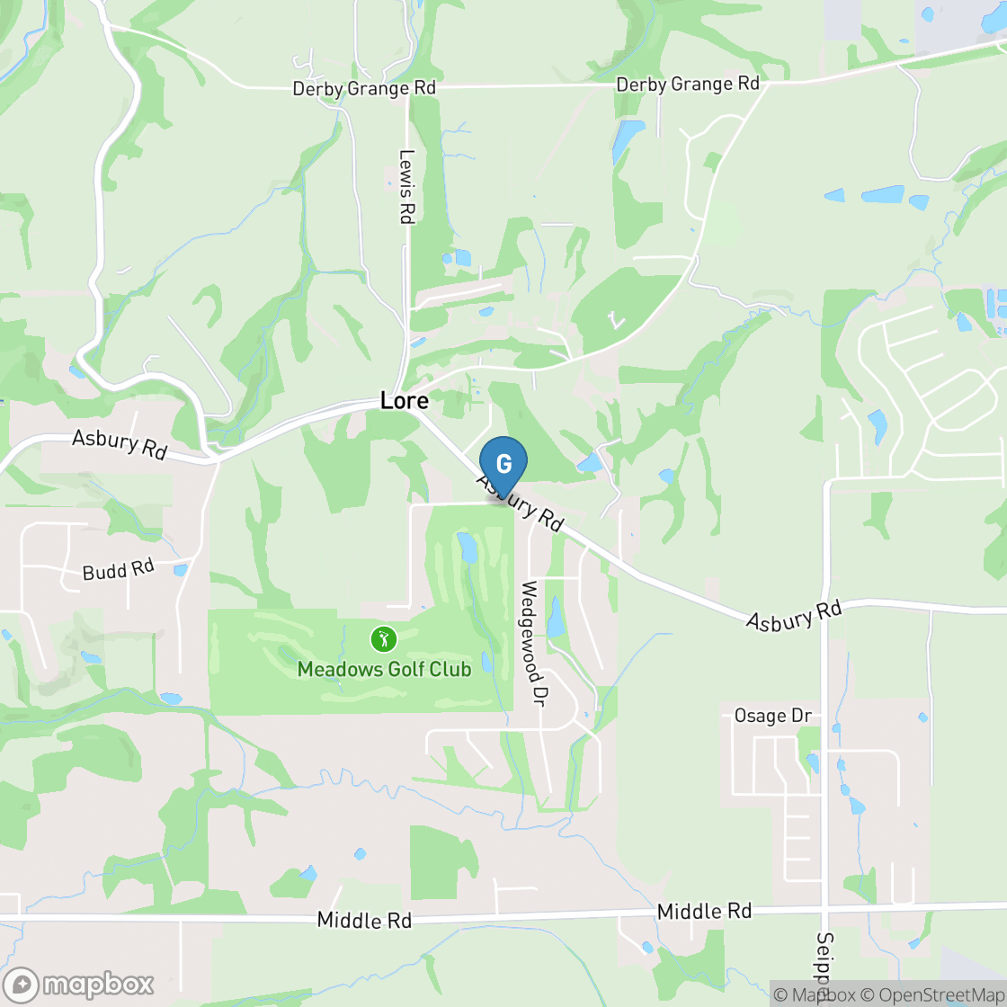 Map of The Meadows Golf Club