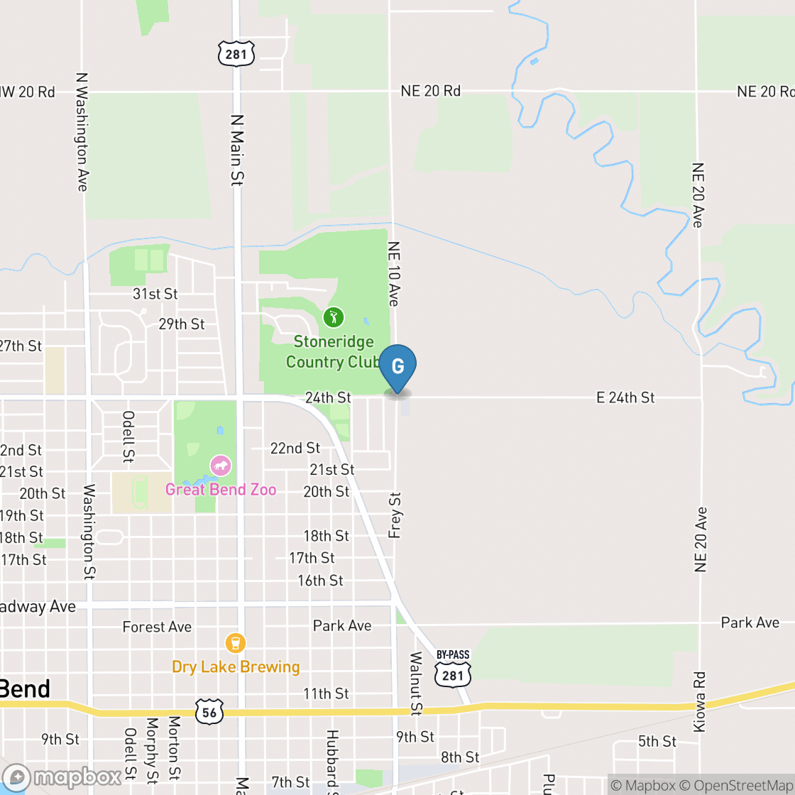 Map of Golden Belt Country Club