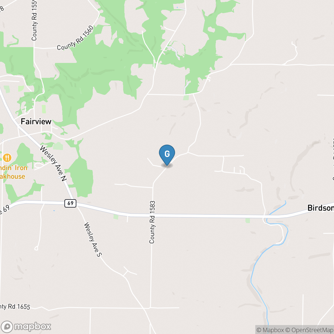 Map of Chesley Oaks Golf Course