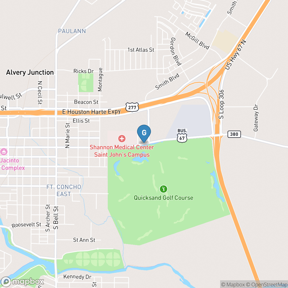 Map of Quicksand Golf Course