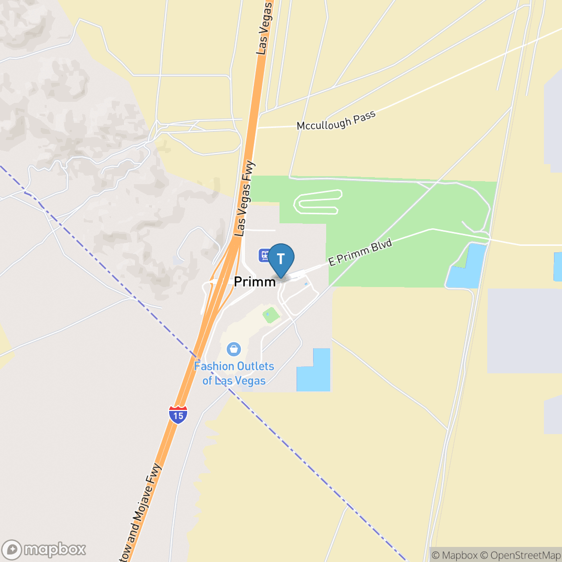 Map of Primm Valley Golf Club: The Lakes Course