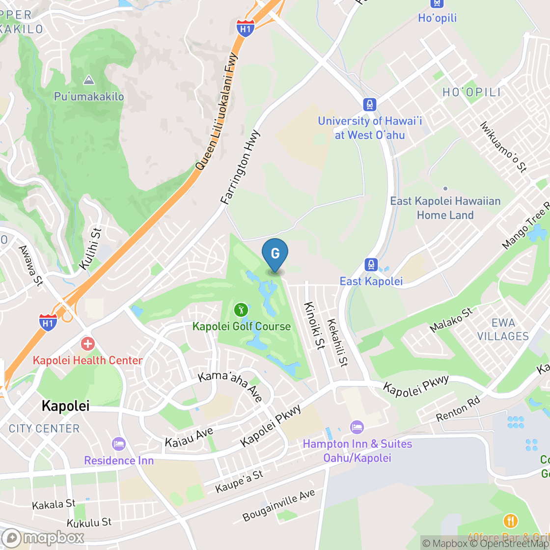 Map of Kapolei Golf Course