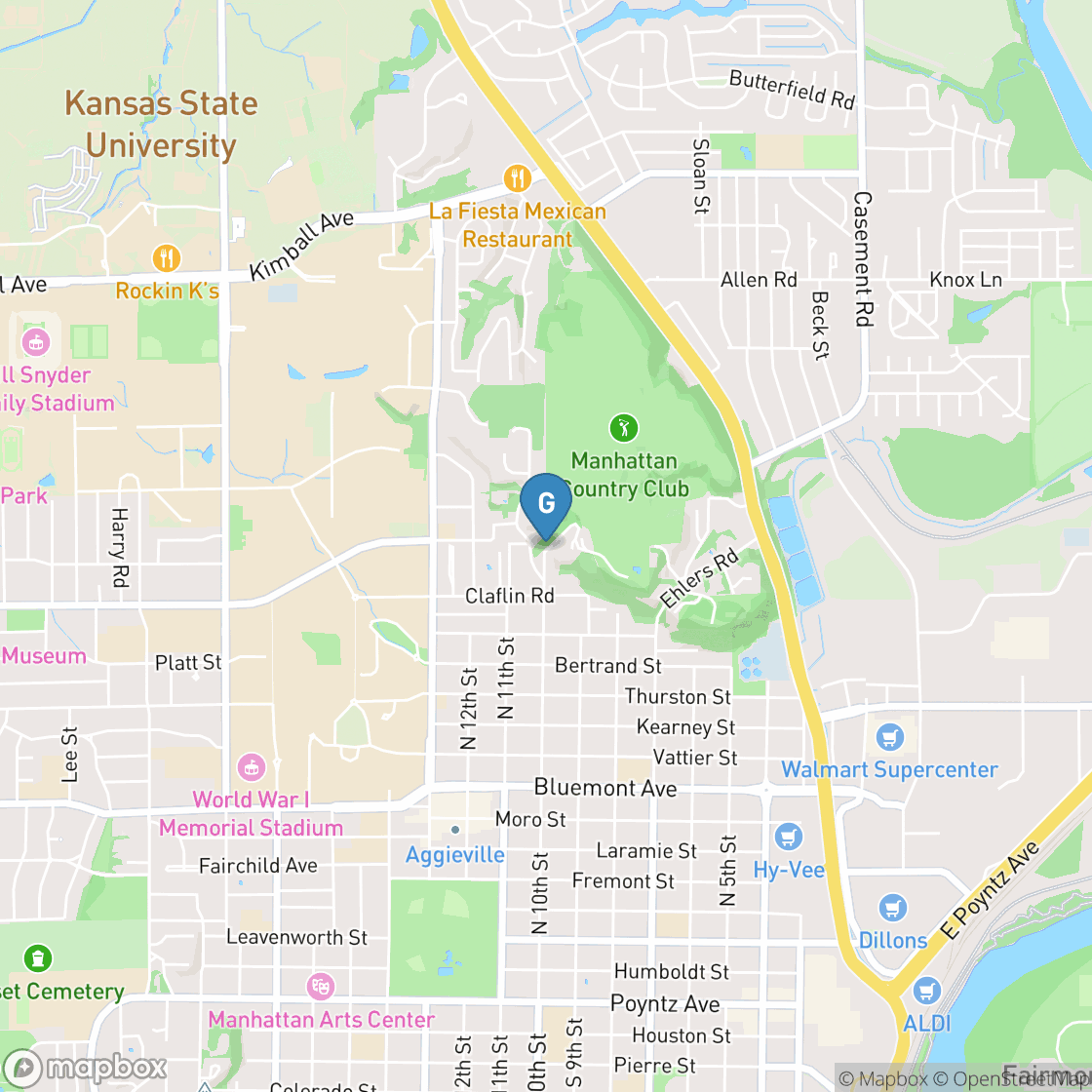 Map of Manhattan Country Club