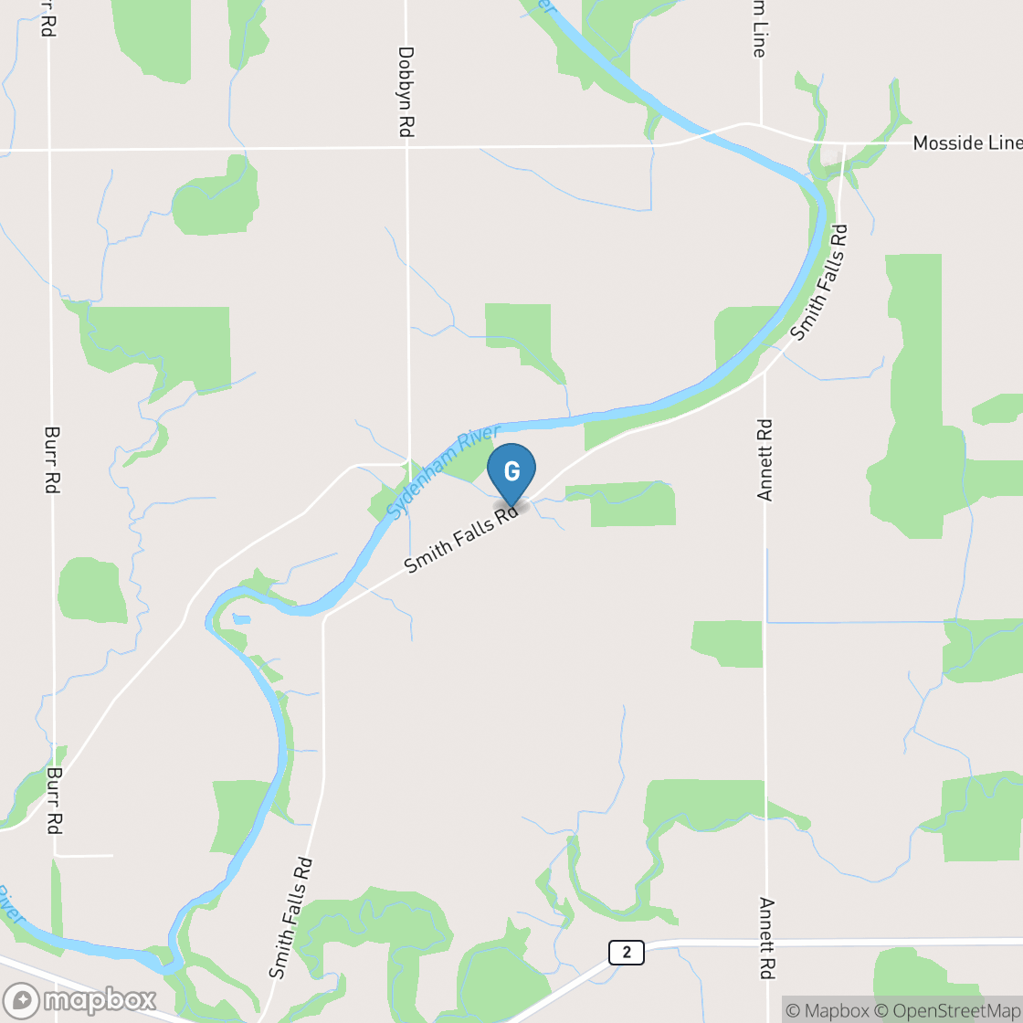 Map of Beckwith Golf Course